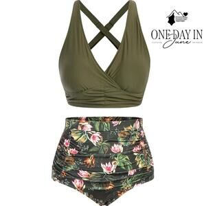 Hannah Nikole Plus Size Bikini Swimsuit Size 24W